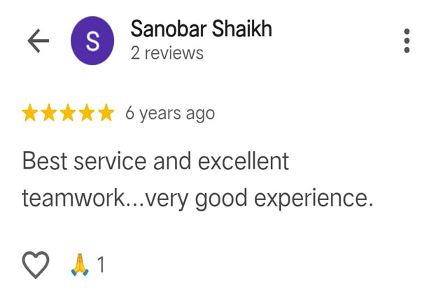 Google review screenshot 3 for Kuldaivat Tours & Travels